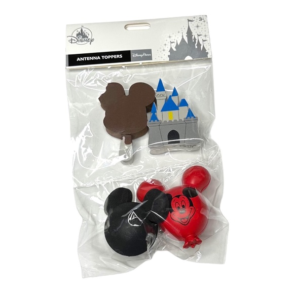 Disney Other Disney Parks Set Of 4 Antenna Toppers Mickey Ice Cream Bar Castle Balloon